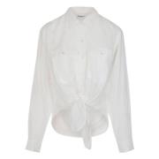 Nath GZ Blouse Isabel Marant Étoile , White , Dames