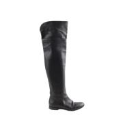 Pre-owned Leather boots Jimmy Choo Pre-owned , Black , Dames