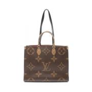 Pre-owned Canvas shoulder-bags Louis Vuitton Vintage , Brown , Dames