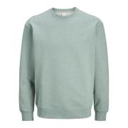 Comfortabel Casual Sweatshirt Logan Jack & Jones , Green , Heren