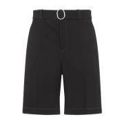 Zwarte Casual Shorts voor Mannen Jil Sander , Black , Heren