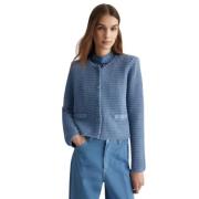 Gebreide Cardigan in Array Stijl Liu Jo , Blue , Dames