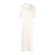 Elegante Beige Maxi Jurk Jil Sander , Beige , Dames