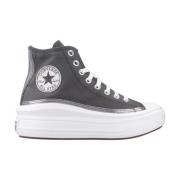 Stijlvolle Hoge Top Sneakers Converse , Gray , Dames