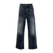 Vintage Blauwe Jeans Haikure , Blue , Heren