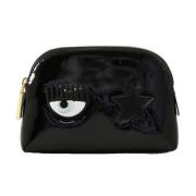 Stijlvol PU-accessoire Chiara Ferragni Collection , Black , Dames