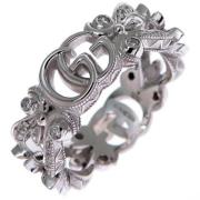 Pre-owned White Gold rings Gucci Vintage , Gray , Dames