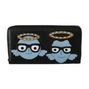 Pre-owned Leather wallets Dolce & Gabbana Pre-owned , Black , Dames