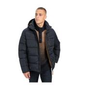 Winterjas Donkerblauw Stijlvol Camel Active , Blue , Heren