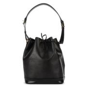 Pre-owned Leather louis-vuitton-bags Louis Vuitton Vintage , Black , D...