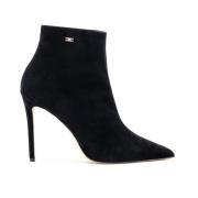 Suède Enkellaarzen Elisabetta Franchi , Black , Dames