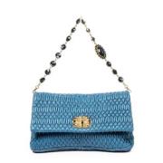 Pre-owned Leather clutches Miu Miu Pre-owned , Blue , Dames