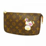 Pre-owned Fabric clutches Louis Vuitton Vintage , Brown , Dames