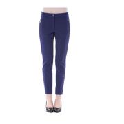 Slim Fit Broek met Ritszakken By Byblos , Blue , Dames