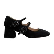 Schoen met hak en gespen Alma EN Pena , Black , Dames