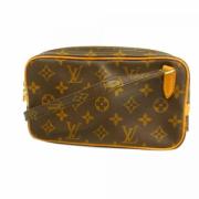 Pre-owned Fabric shoulder-bags Louis Vuitton Vintage , Brown , Dames