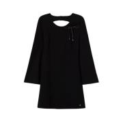 Zwarte Jurk Actitude Collectie Milano Twinset , Black , Dames