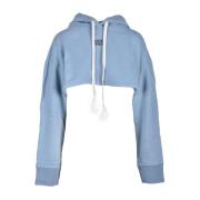 Blauwe Sweatshirt voor Vrouwen Erika Cavallini , Blue , Dames