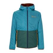 Omkeerbare Warme Hooded Bergjas Cotopaxi , Blue , Heren