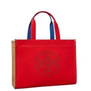 Elegante Canvas Tas Tory Burch , Red , Dames