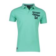 Groene poloshirt met korte mouwen Superdry , Green , Heren