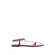 Nieuwe Tripon Leren Sandalen voor Mannen Jil Sander , Red , Dames