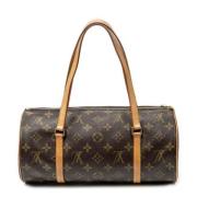 Pre-owned Canvas handbags Louis Vuitton Vintage , Brown , Dames