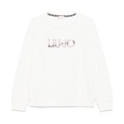 Witte Sweater Collectie Liu Jo , White , Dames