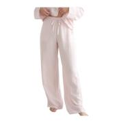 Winter Bloom Stripe Pyjama Pants Aim'n , Pink , Dames