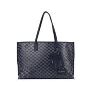 Ikonik Voyage tote tas Karl Lagerfeld , Blue , Dames