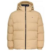 Essential Down Puffer Beige Jas Tommy Jeans , Yellow , Heren