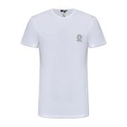 T-shirt met logo Versace , White , Heren