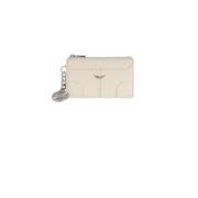 Vintage Flash Leren Kaarthouder Zadig & Voltaire , Beige , Dames