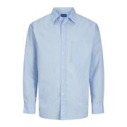 Oxford Overhemd Lange Mouw Jack & Jones , Blue , Heren