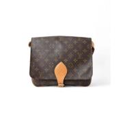 Pre-owned Canvas louis-vuitton-bags Louis Vuitton Vintage , Brown , Da...