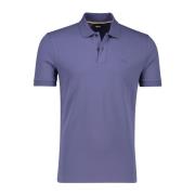 Blauw poloshirt korte mouw Hugo Boss , Blue , Heren