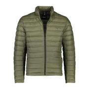 Groene Winterjas met Rits Hugo Boss , Green , Heren