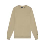 Geborduurde Crew Neck Sweatshirt Lyle & Scott , Brown , Heren