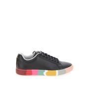 Swirl Leren Sneakers in Zwart Paul Smith , Black , Dames