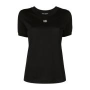 Zwarte T-shirt met stijl N0000 Dolce & Gabbana , Black , Dames