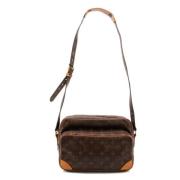 Pre-owned Canvas louis-vuitton-bags Louis Vuitton Vintage , Brown , Da...