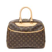 Pre-owned Canvas handbags Louis Vuitton Vintage , Brown , Dames