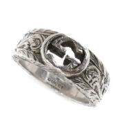 Pre-owned Silver rings Gucci Vintage , Gray , Dames