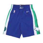 NBA City Edition Basketbalshorts Nike , Blue , Heren