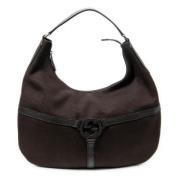 Pre-owned Canvas gucci-bags Gucci Vintage , Brown , Dames