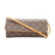 Pre-owned Canvas louis-vuitton-bags Louis Vuitton Vintage , Brown , Da...