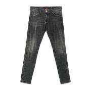 Slim Fit Denim Jeans Philipp Plein , Gray , Heren