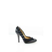 Pre-owned Leather heels Yves Saint Laurent Vintage , Black , Dames