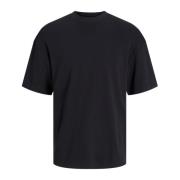 Urban Edge T-shirt met korte mouwen Jack & Jones , Black , Heren