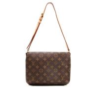 Pre-owned Canvas shoulder-bags Louis Vuitton Vintage , Brown , Dames